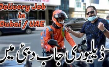 Dubai Delivery Boy Jobs